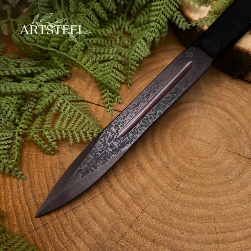 Нож Аст-3 из стали 30ХГСА, рукоять сталь, нейлон в интернет-магазине art-steel.ru, фото