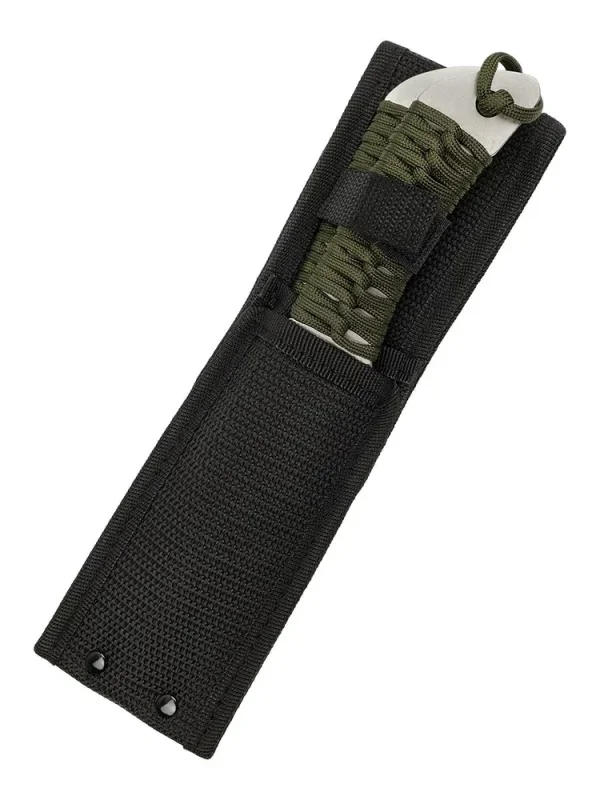 Набор 2 универсальных ножей Дартс с нейлоновым чехлом, сталь 420, рукоять паракорд в интернет-магазине art-steel.ru, фото