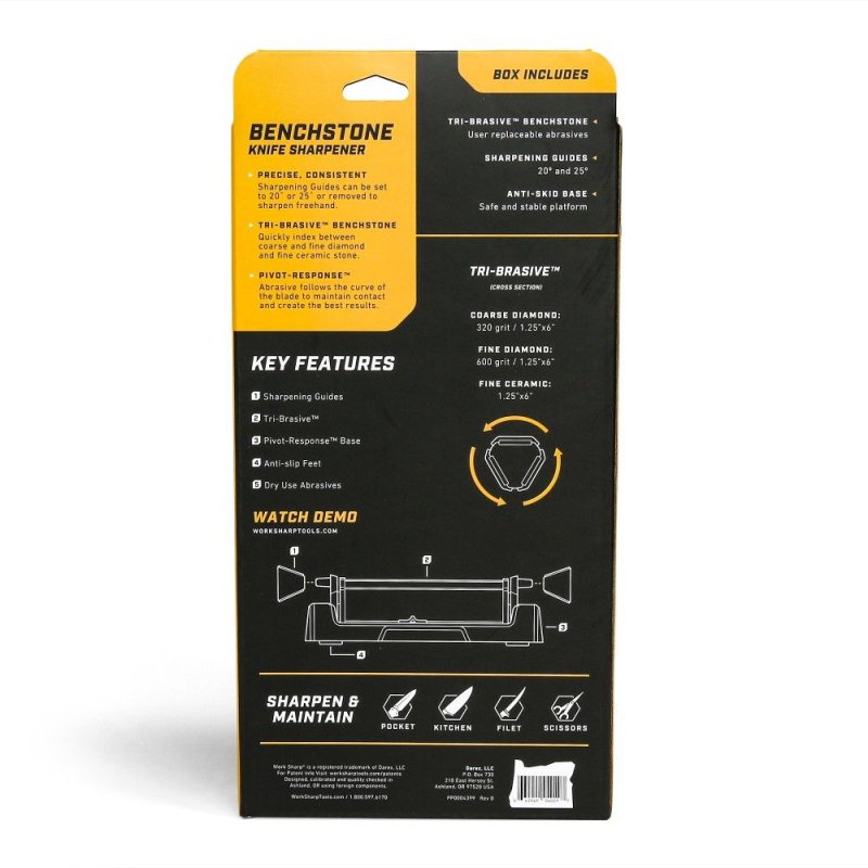 Точилка ручная Work Sharp Benchstone SHARPENER в интернет-магазине art-steel.ru, фото