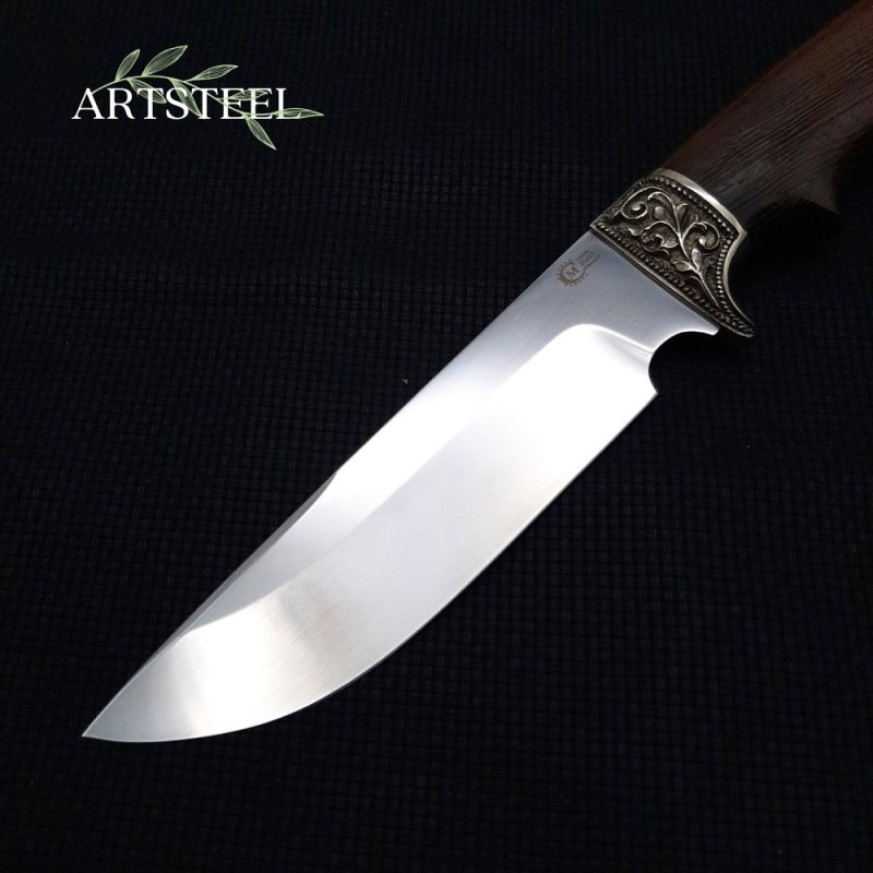 Нож Лорд из стали 95х18, рукоять венге, литьё мельхиор в интернет-магазине art-steel.ru, фото