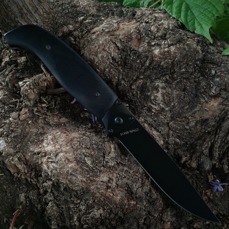 Складной нож Ладога, сталь 65Х13, рукоять бакелит в интернет-магазине art-steel.ru, фото