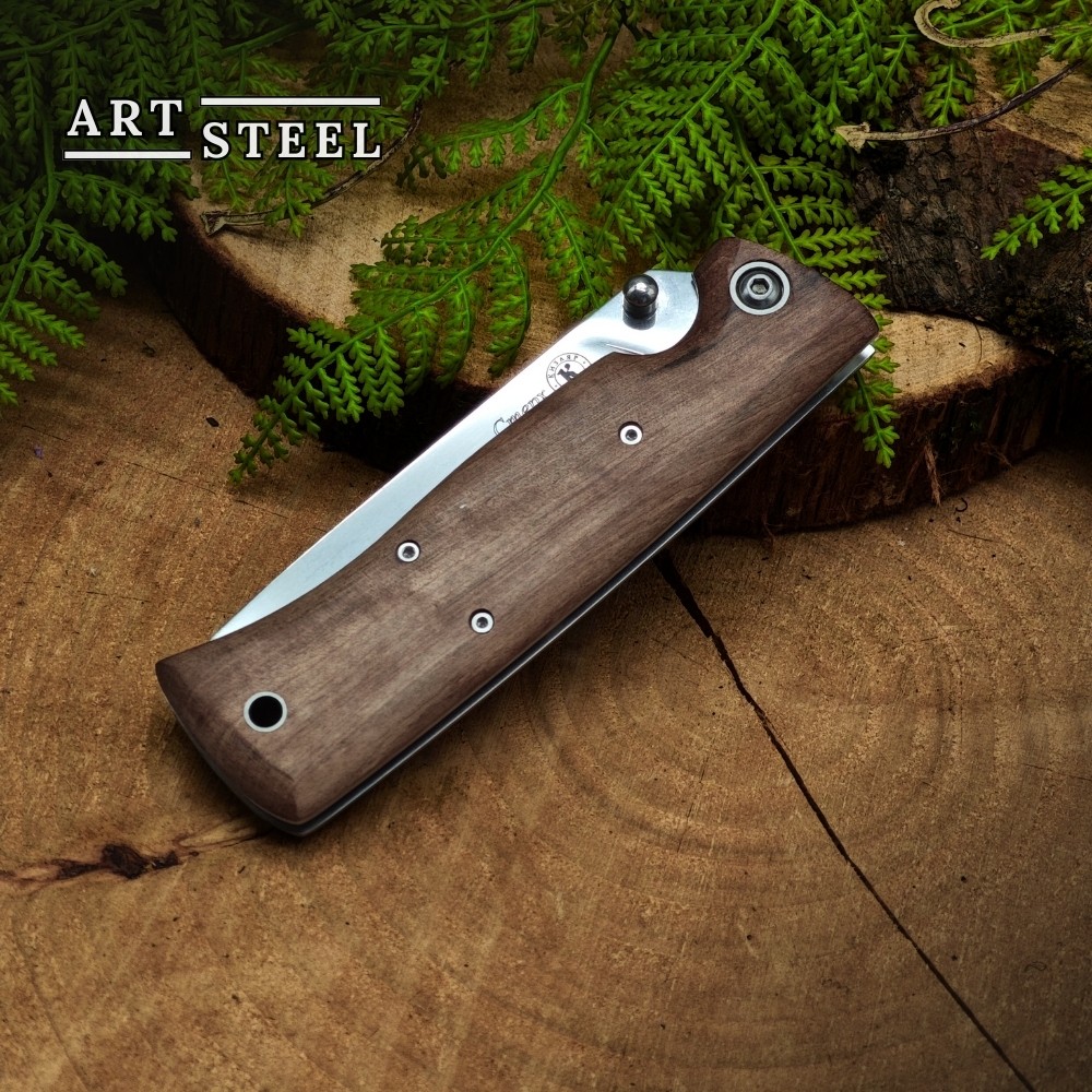Складной нож Стерх, сталь AUS8, рукоять дерево в интернет-магазине art-steel.ru Складной нож Стерх, сталь AUS8, рукоять дерево в интернет-магазине art-steel.ru, фото